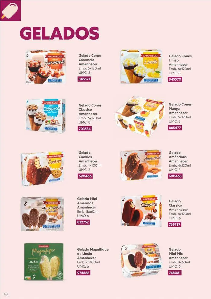Folheto Recheio Congelados de 20 de agosto até 31 de dezembro 2024 - Pagina 48