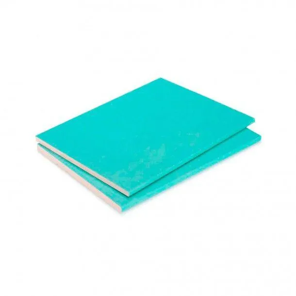 Placa de Gesso Cartonado Hidrófuga Verde Gyptec