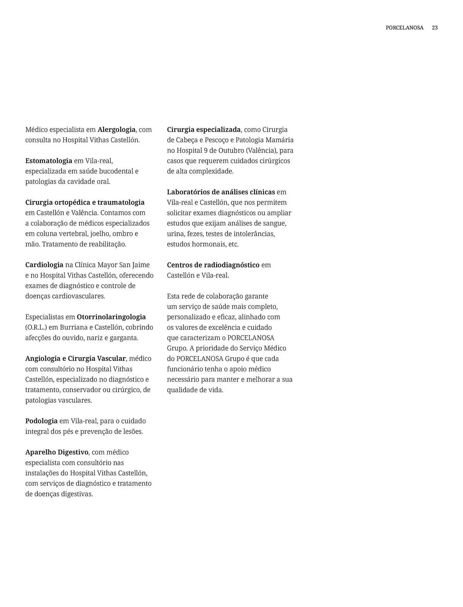 Folheto Catálogo Porcelanosa de 7 de janeiro até 31 de dezembro 2026 - Pagina 23