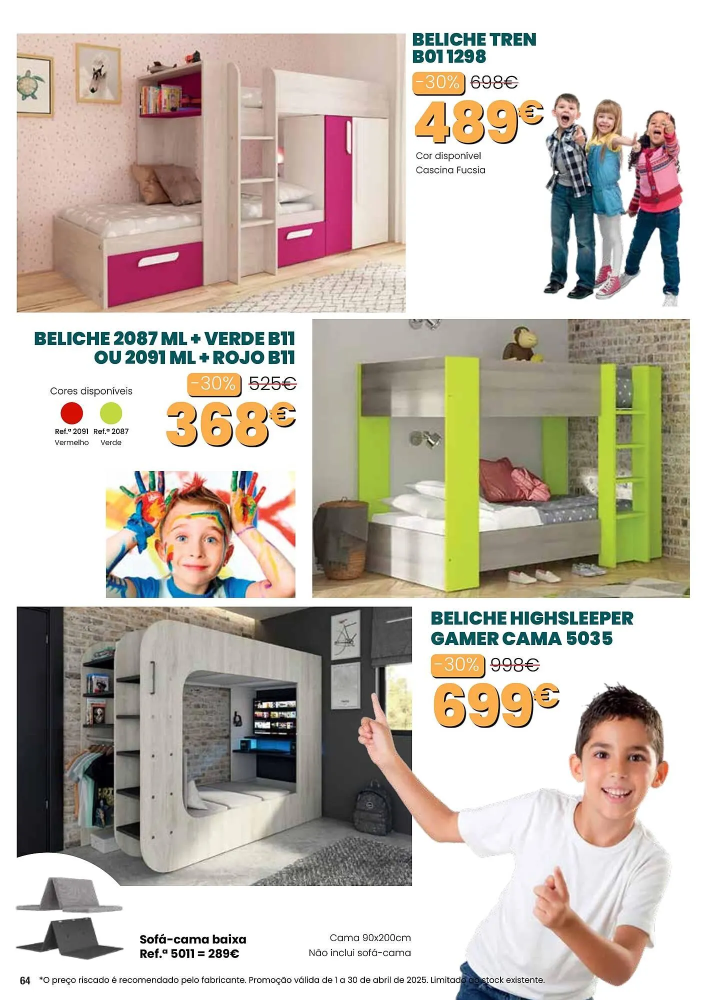 Folheto Folheto Hiper Centro do Móvel de 1 de abril até 30 de abril 2025 - Pagina 64