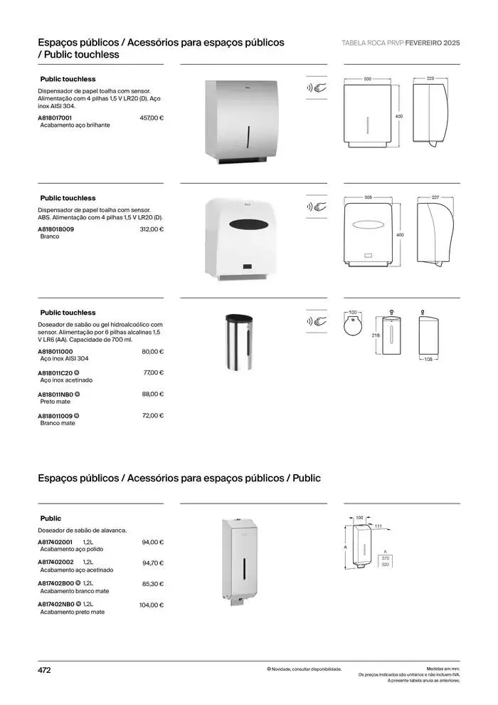 Folheto Soluções de Banho de 6 de janeiro até 31 de dezembro 2025 - Pagina 474