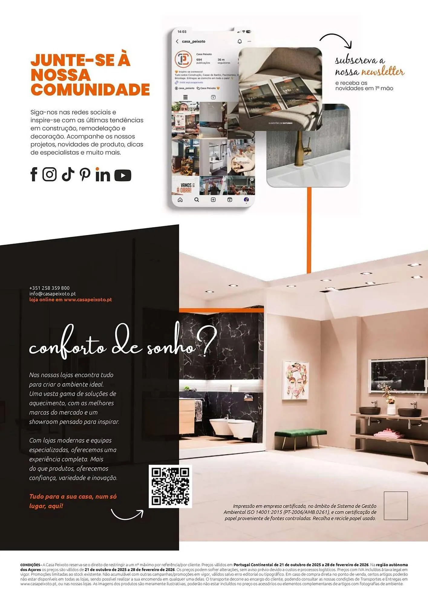 Folheto Folheto Casa Peixoto de 23 de outubro até 28 de fevereiro 2026 - Pagina 32