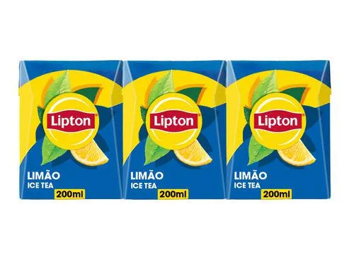 ice tea lipton limão 3x0.20l