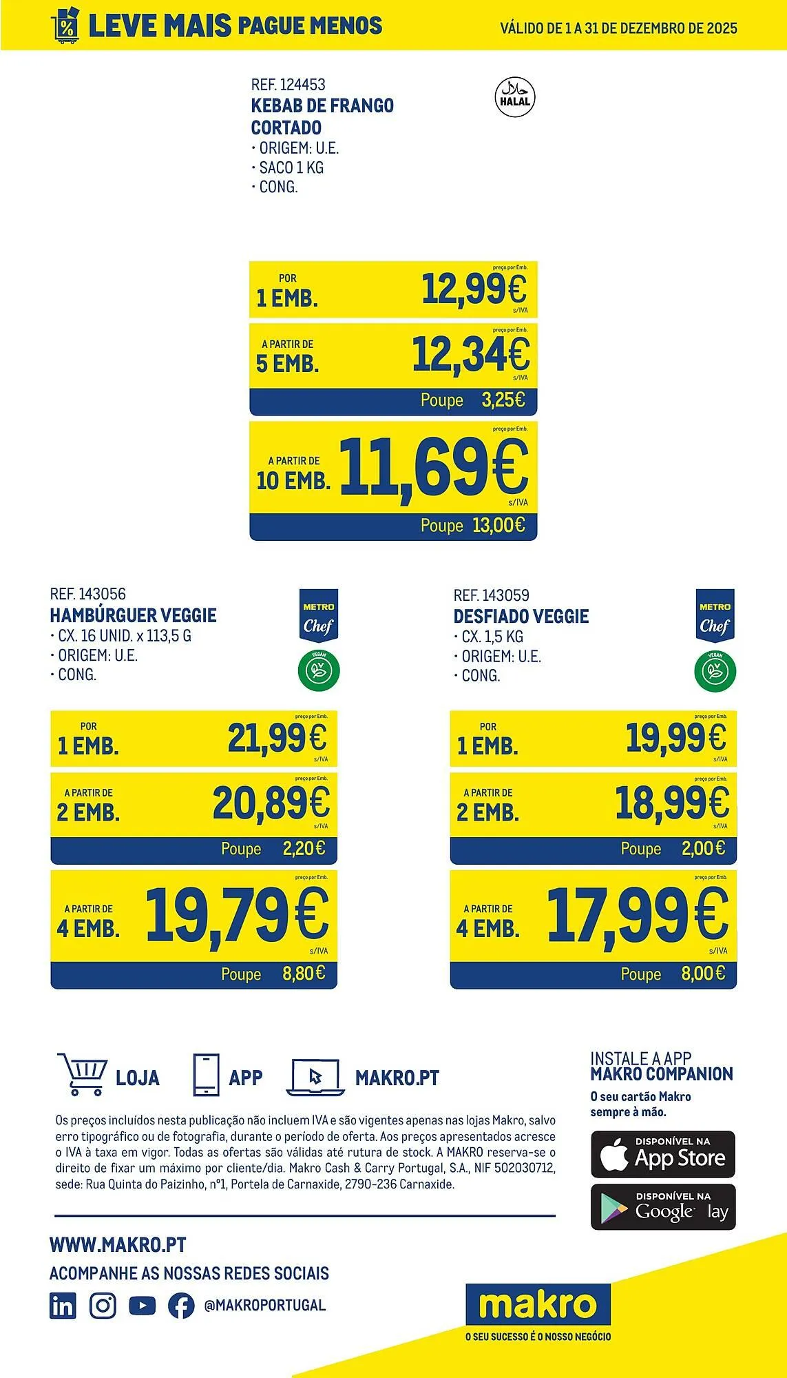 Folheto Catálogo Makro de 1 de dezembro até 31 de dezembro 2025 - Pagina 7