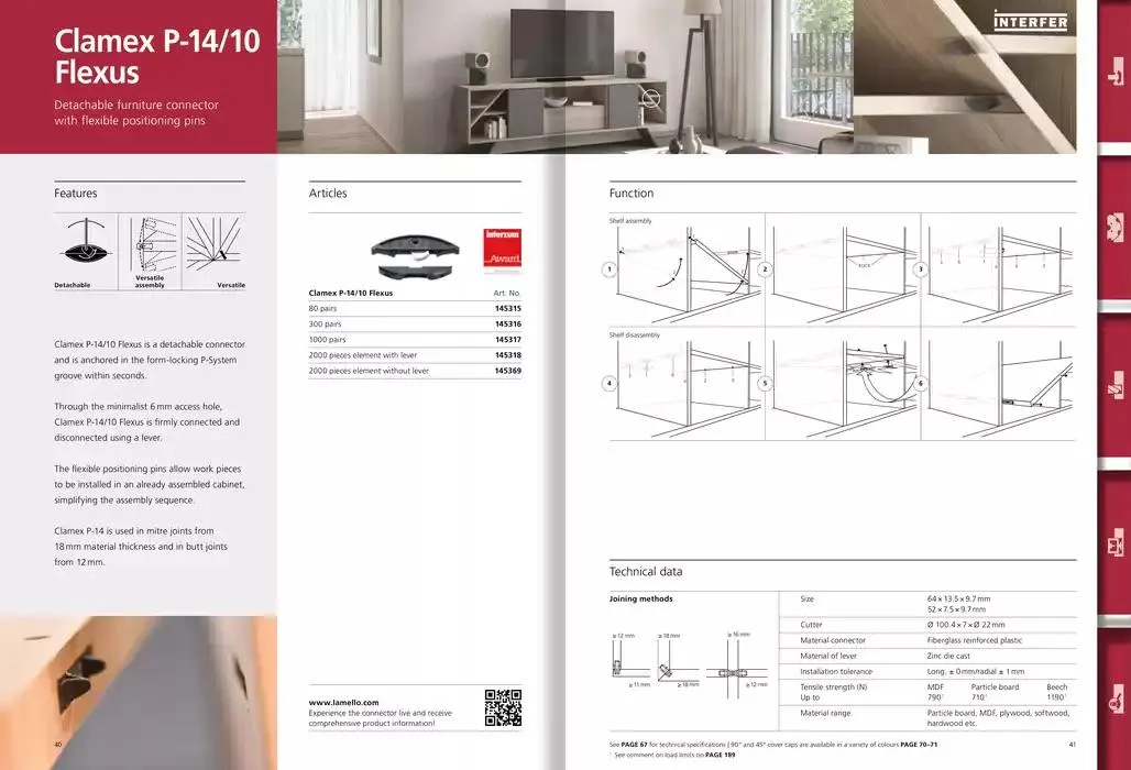 Folheto Novo! Catálogo Lamello 2025 de 6 de dezembro até 31 de dezembro 2025 - Pagina 21