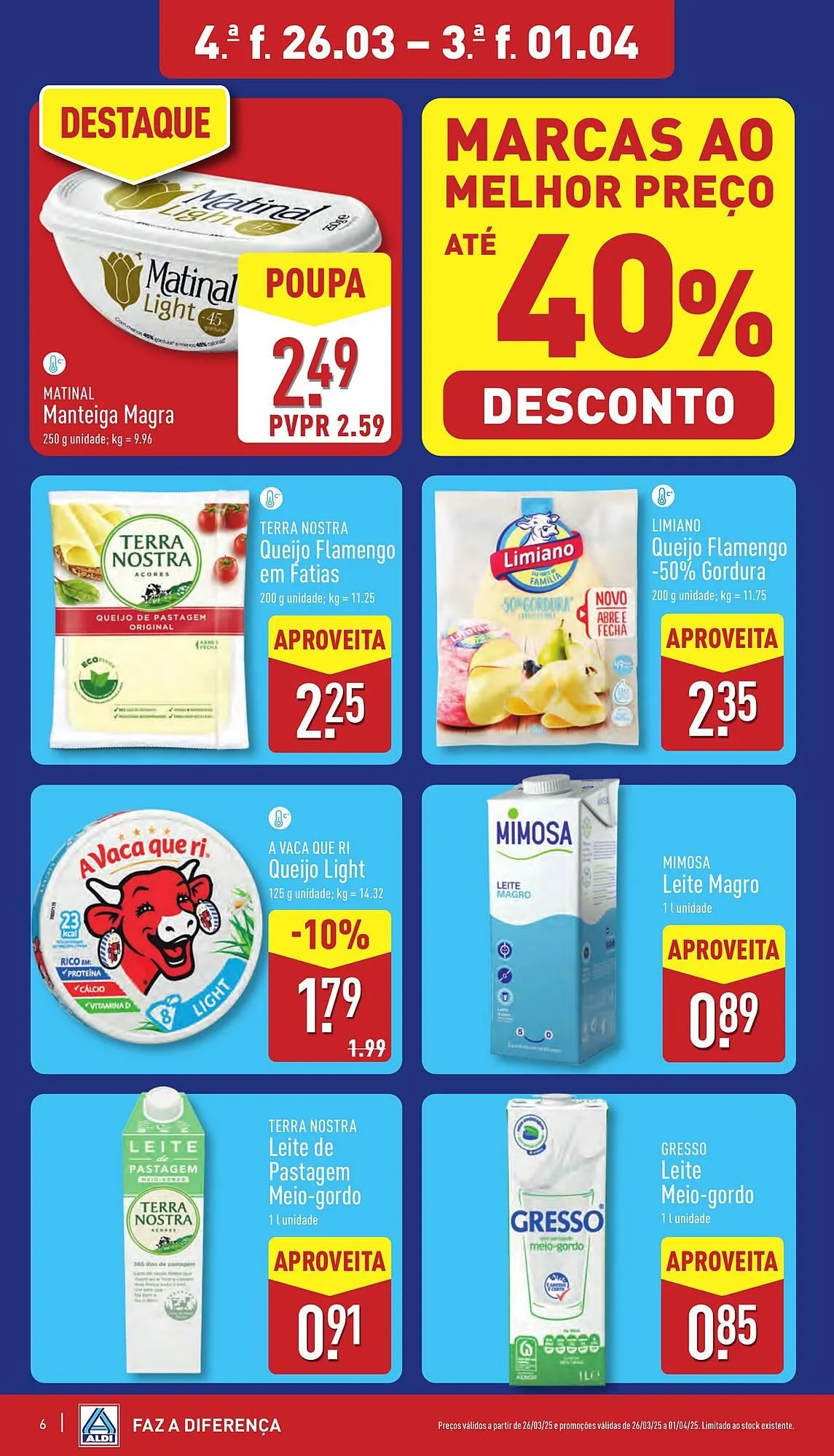 Folheto Folheto ALDI de 26 de março até 1 de abril 2025 - Pagina 6