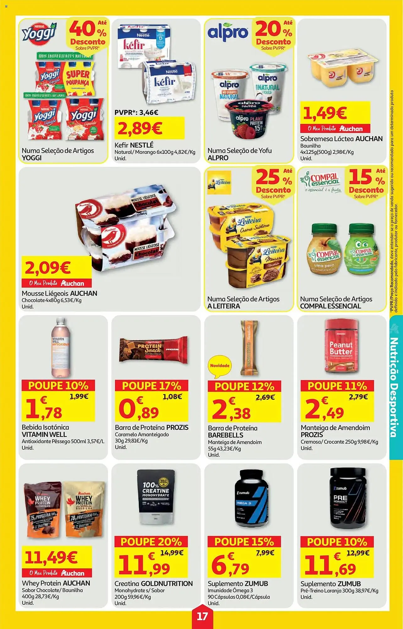 Folheto Folheto Auchan de 7 de maio até 14 de maio 2026 - Pagina 17