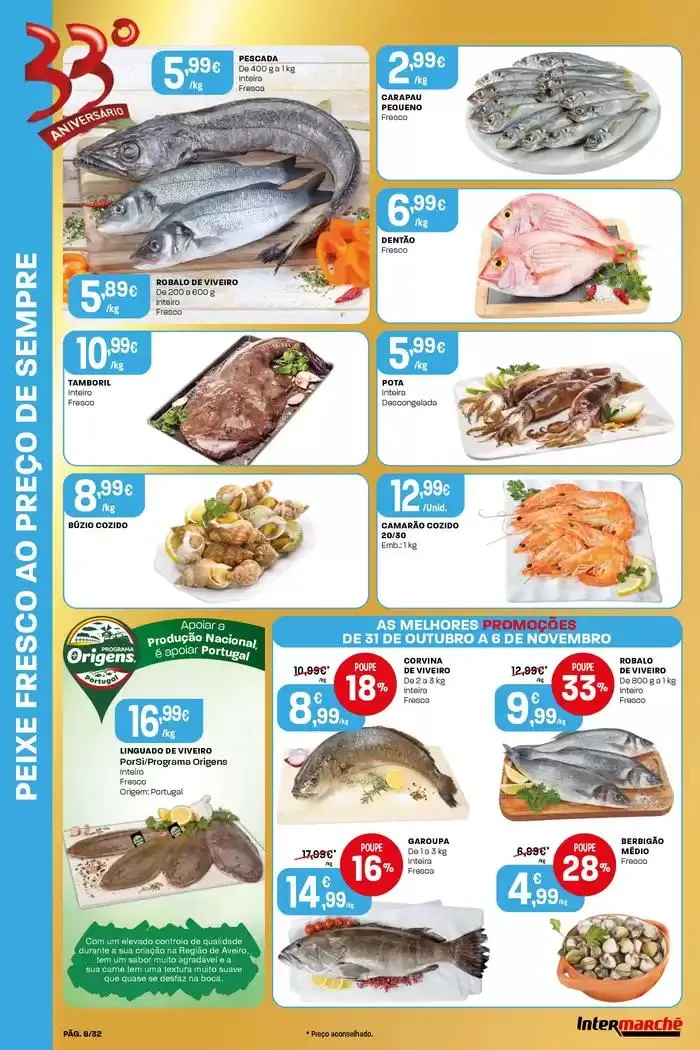 Folheto 33º ANIVERSÁRIO de 31 de outubro até 6 de novembro 2024 - Pagina 8
