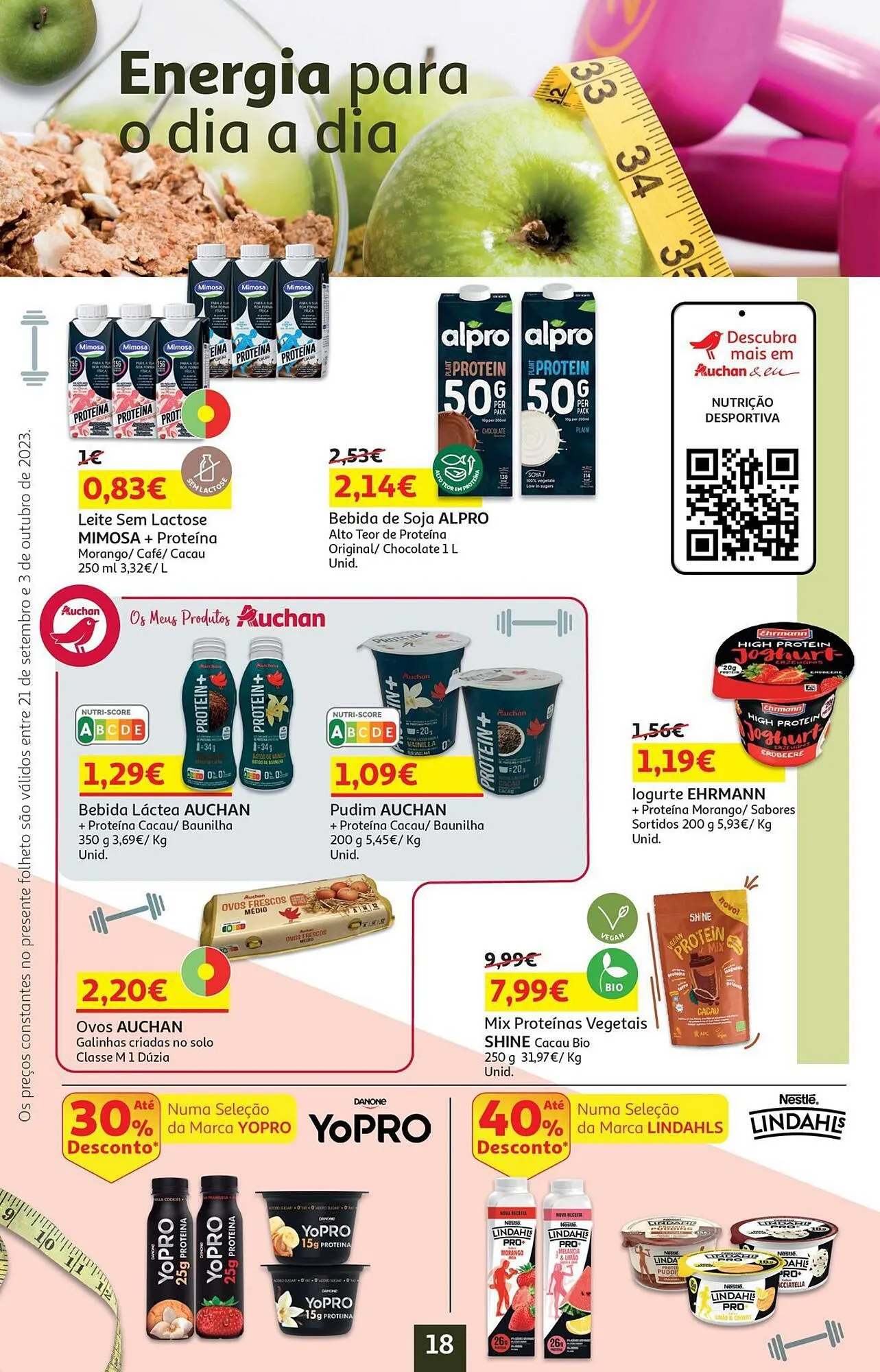 Folheto Folheto Auchan de 21 de setembro até 3 de outubro 2023 - Pagina 18