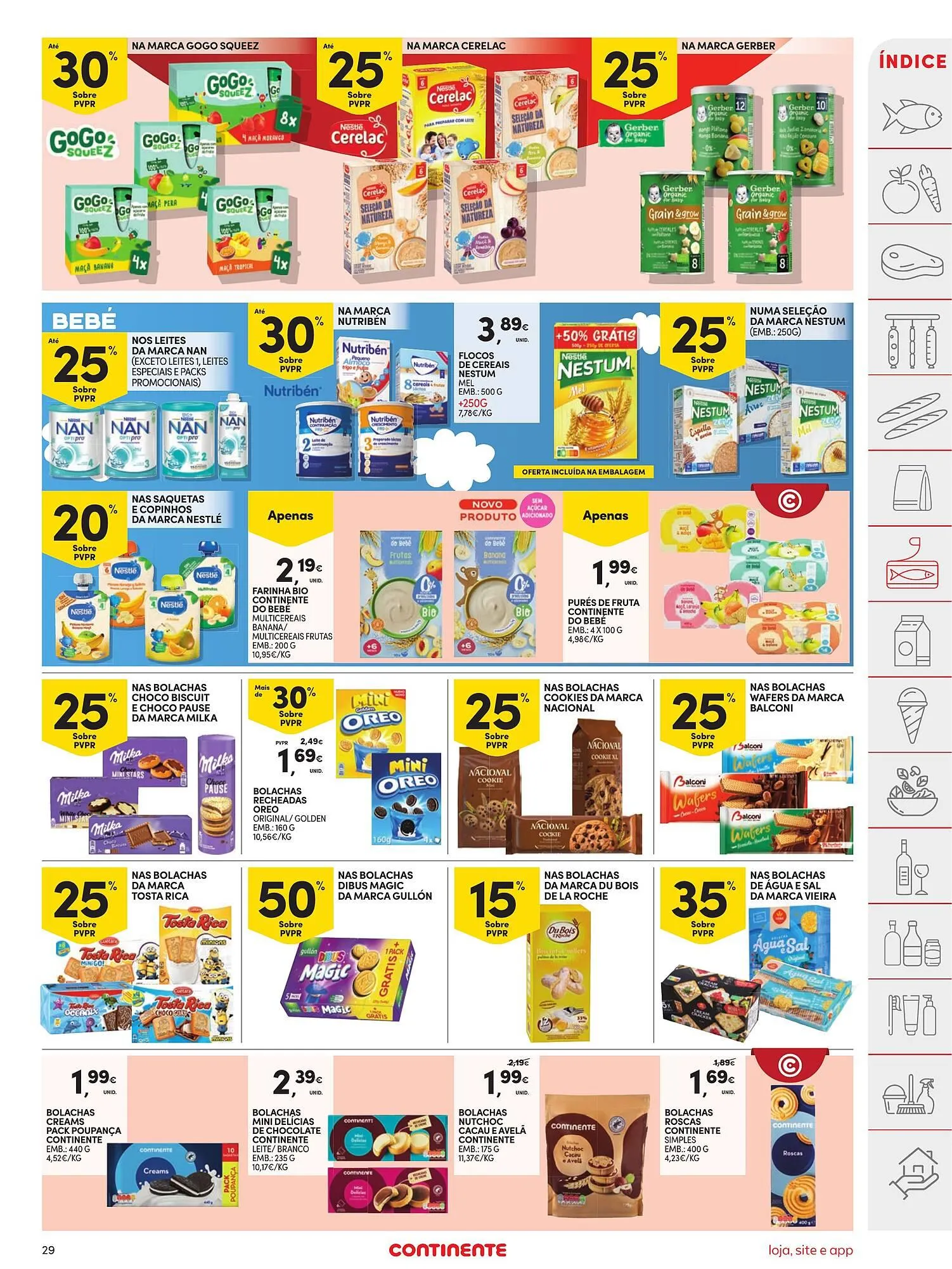 Folheto Folheto Continente de 17 de março até 23 de março 2026 - Pagina 29