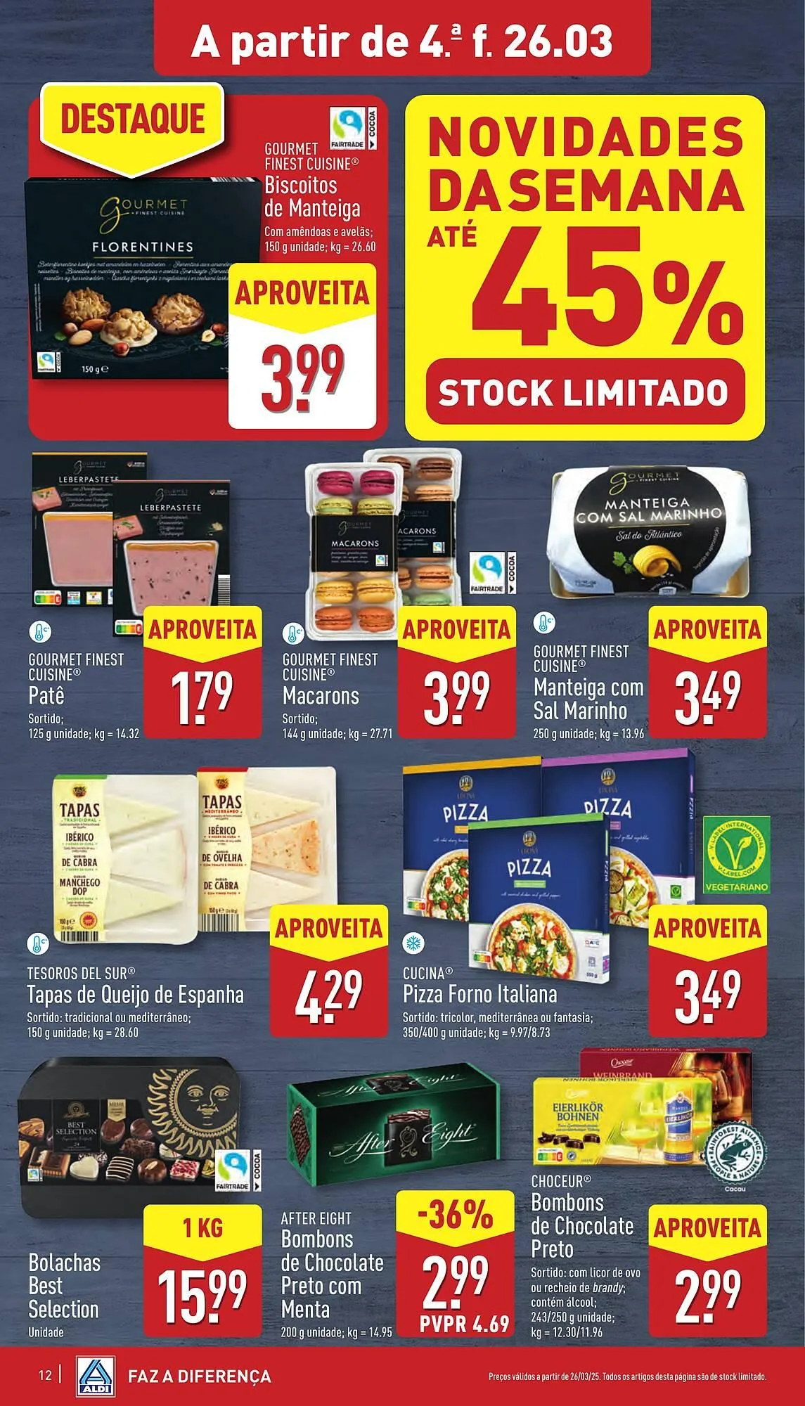 Folheto Folheto ALDI de 26 de março até 1 de abril 2025 - Pagina 12