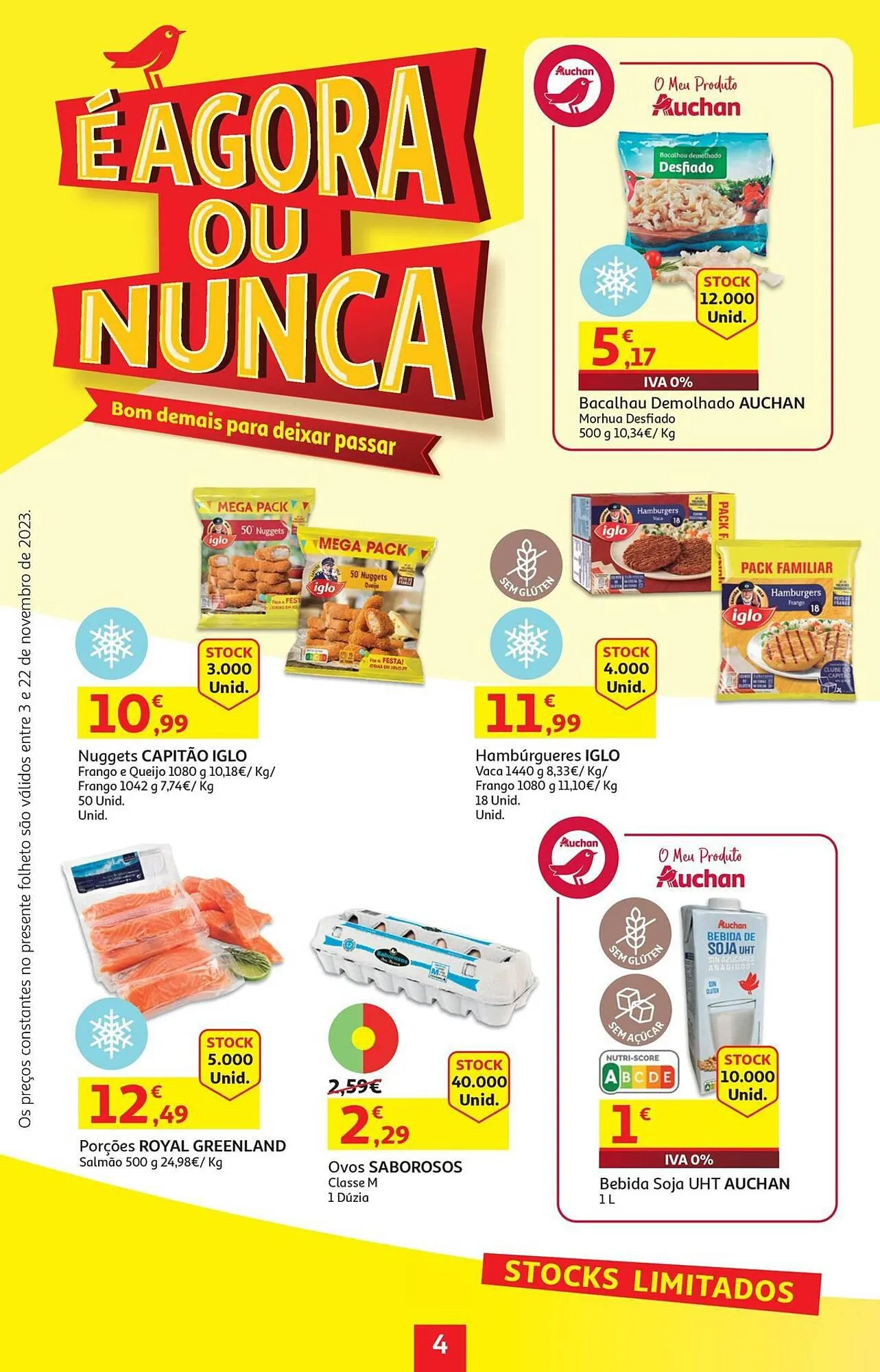 Folheto Folheto Auchan de 3 de novembro até 22 de novembro 2023 - Pagina 4