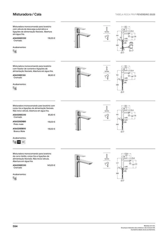 Folheto Soluções de Banho de 6 de janeiro até 31 de dezembro 2025 - Pagina 596