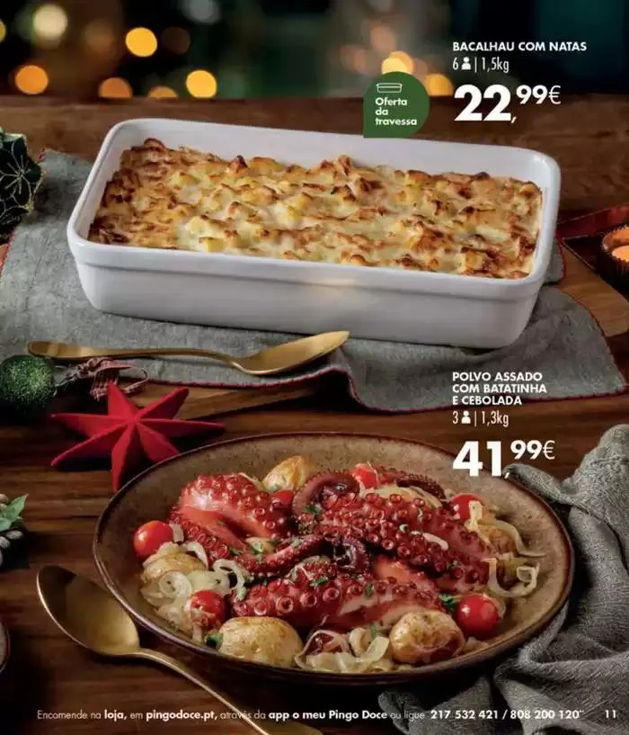 Folheto Pingo Doce Encomendas de Natal e Ano Novo Madeira de 26 de novembro até 26 de dezembro 2024 - Pagina 11