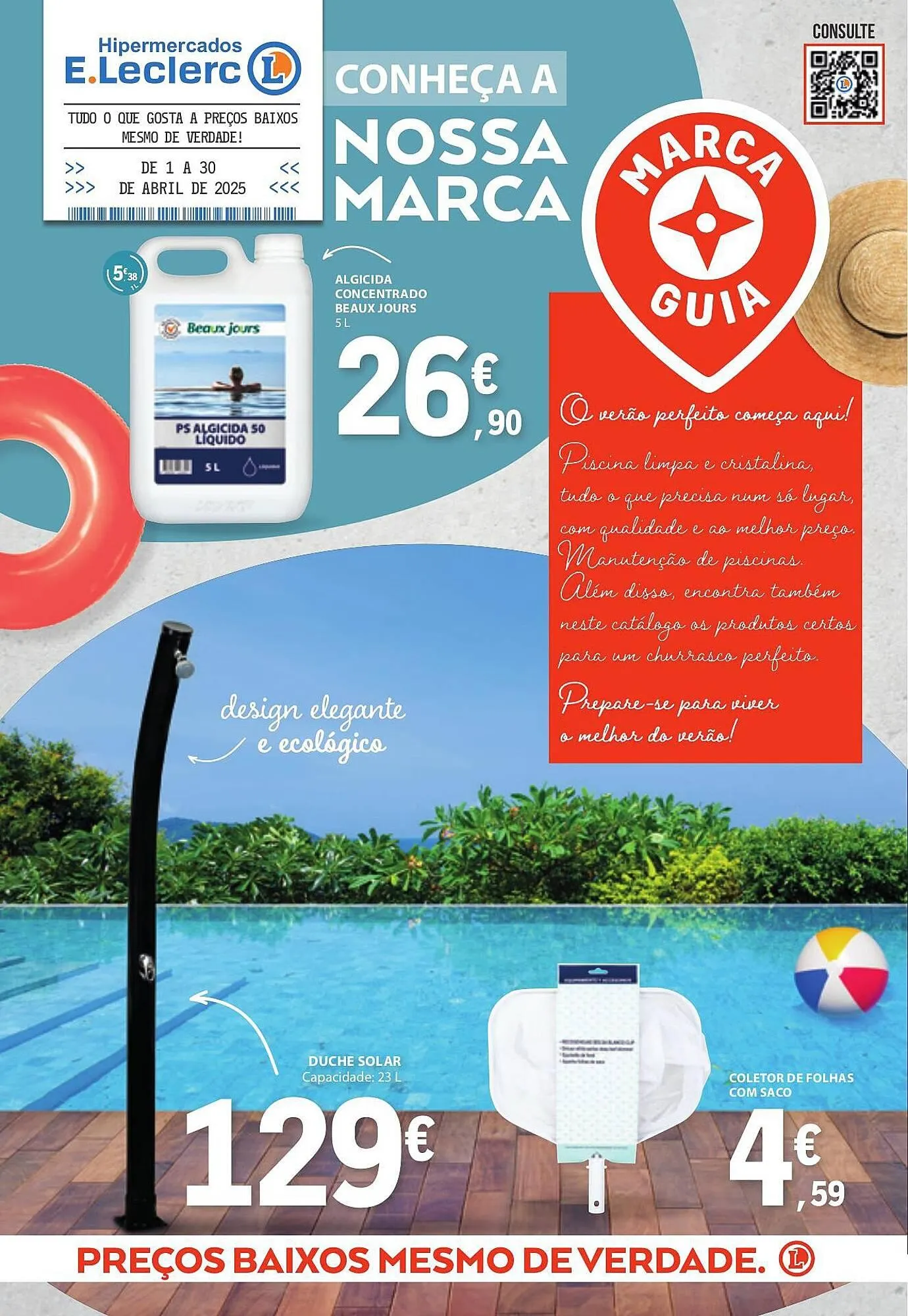 Folheto Folheto E.Leclerc de 1 de abril até 30 de abril 2025 - Pagina 1