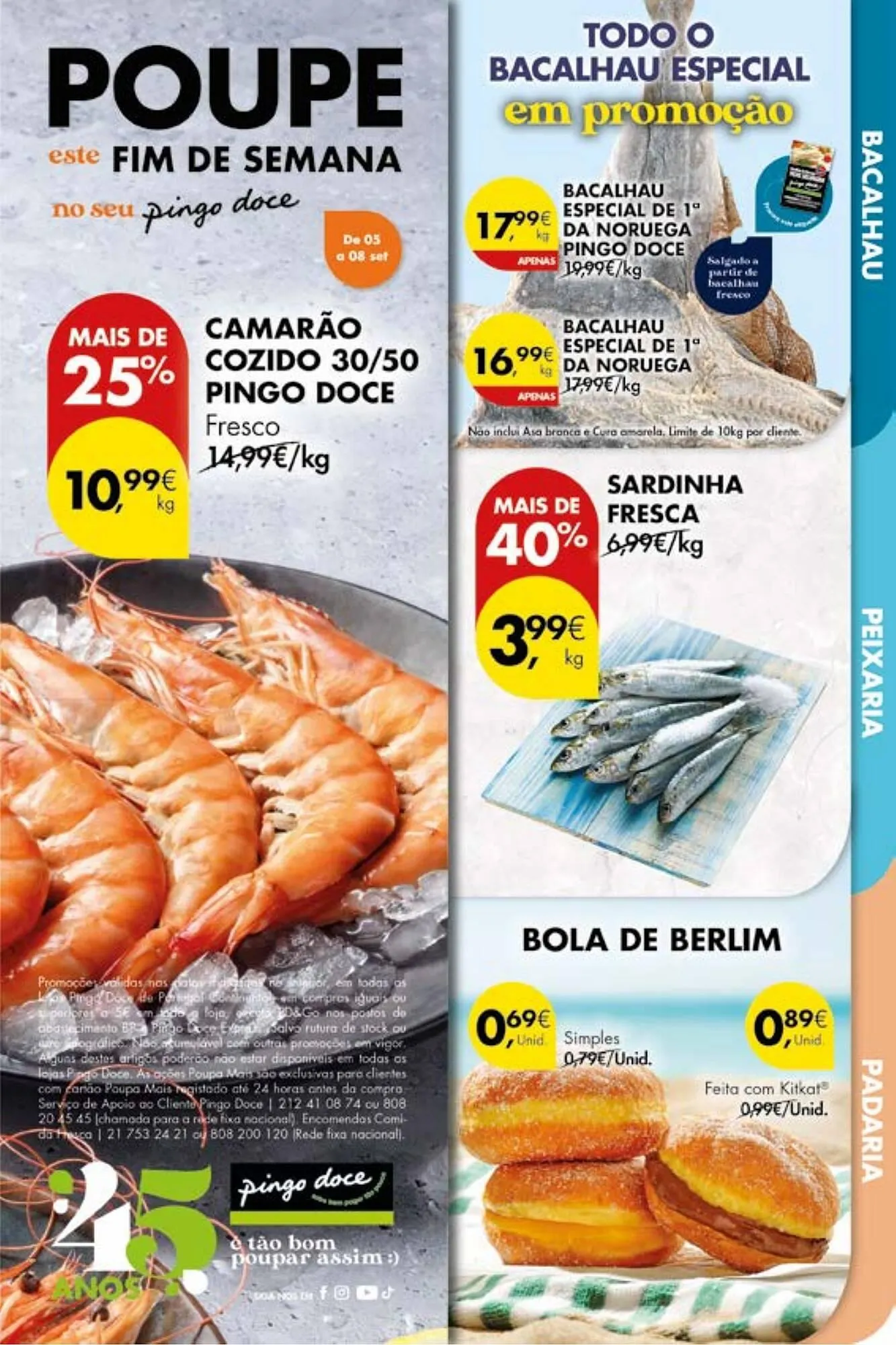 Folheto Folheto Pingo Doce de 5 de setembro até 8 de setembro 2025 - Pagina 1