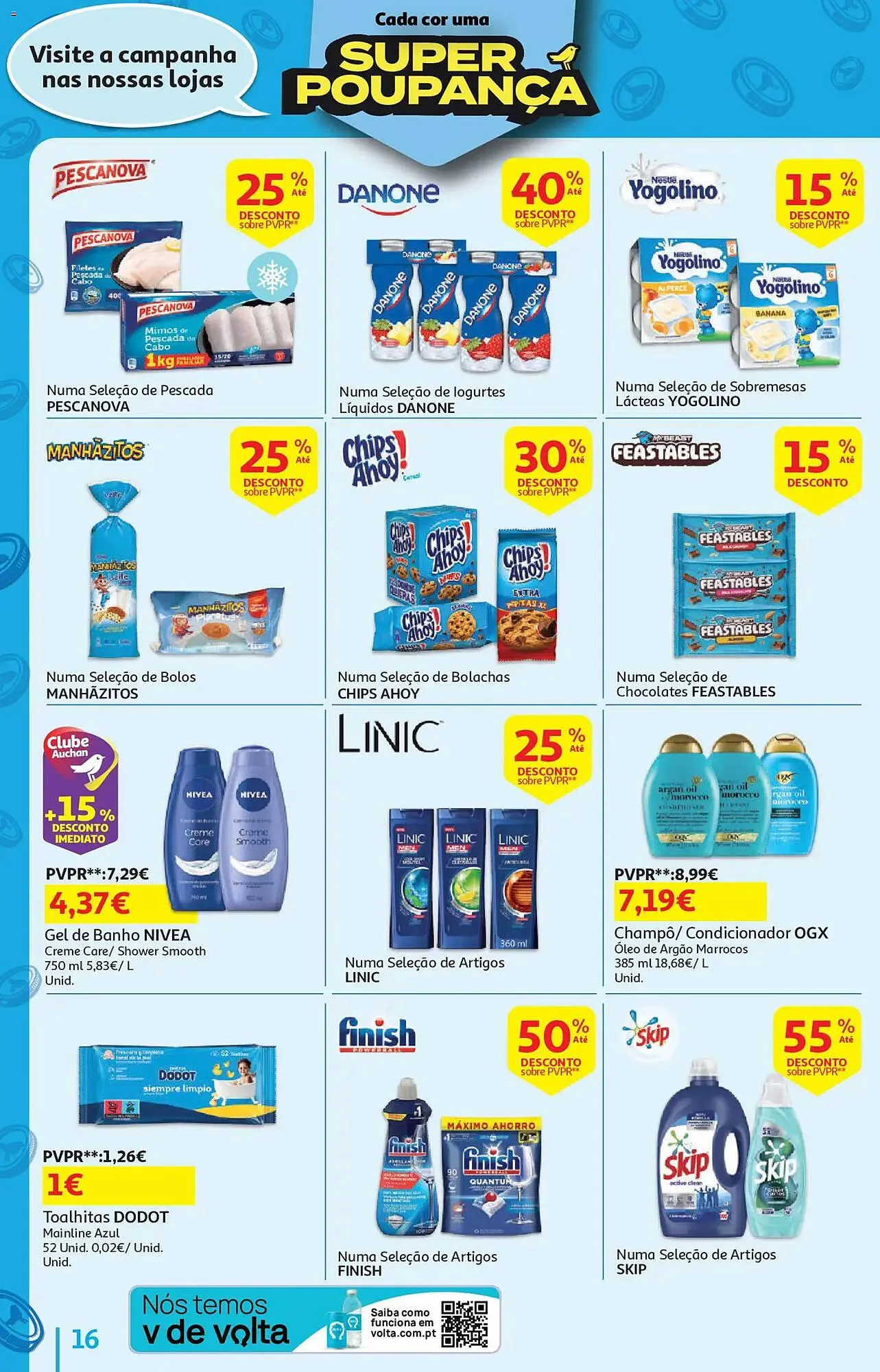 Folheto Folheto Auchan de 6 de maio até 22 de maio 2026 - Pagina 16