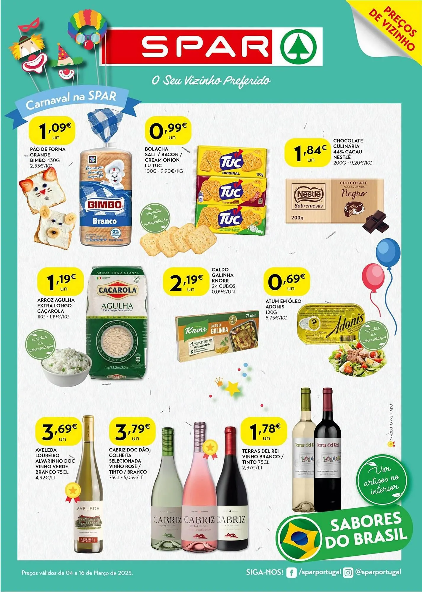 Folheto Folheto Spar de 4 de março até 16 de março 2025 - Pagina 1