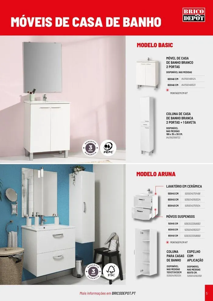 Folheto Catálogo de Casa De Banho de 8 de agosto até 31 de dezembro 2024 - Pagina 5