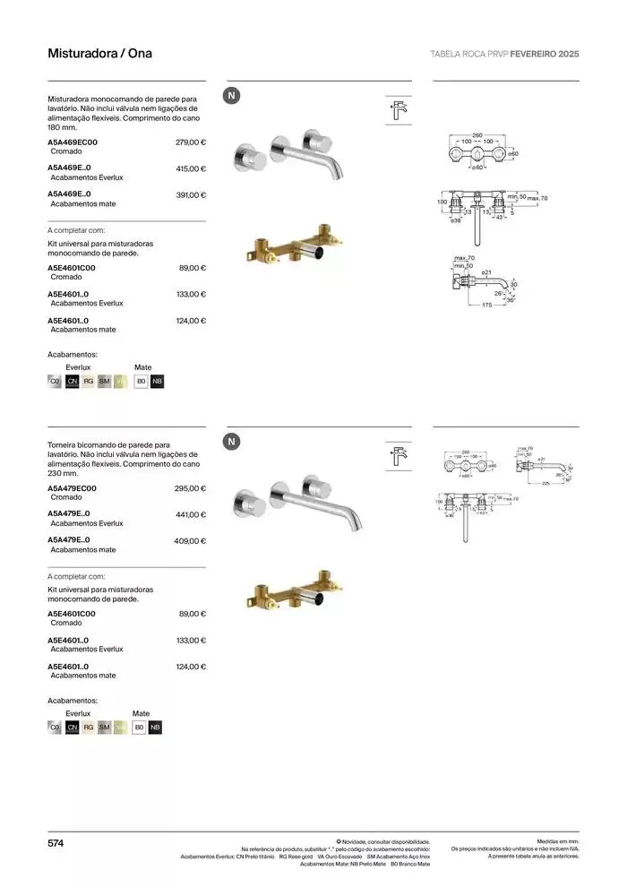Folheto Soluções de Banho de 6 de janeiro até 31 de dezembro 2025 - Pagina 576
