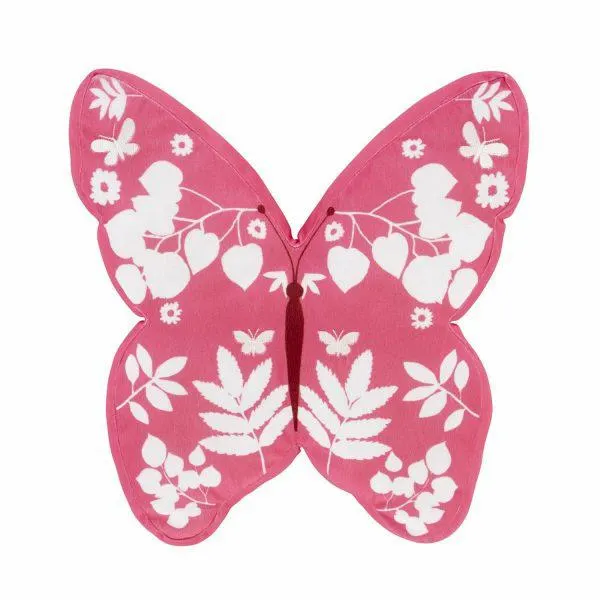 Bufferfly Almofada 3D Rosa