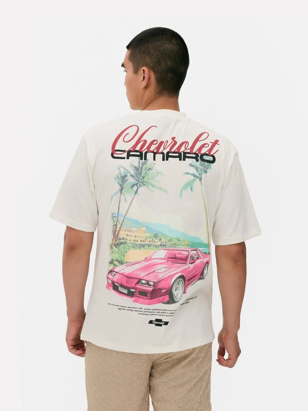 T-shirt gráfico Chevrolet Camero