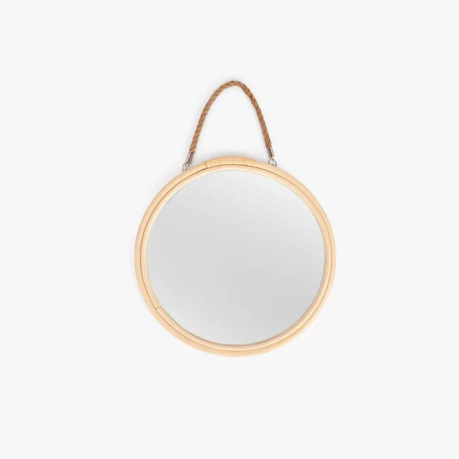 Espelho Rattan D28,5cm BEACH