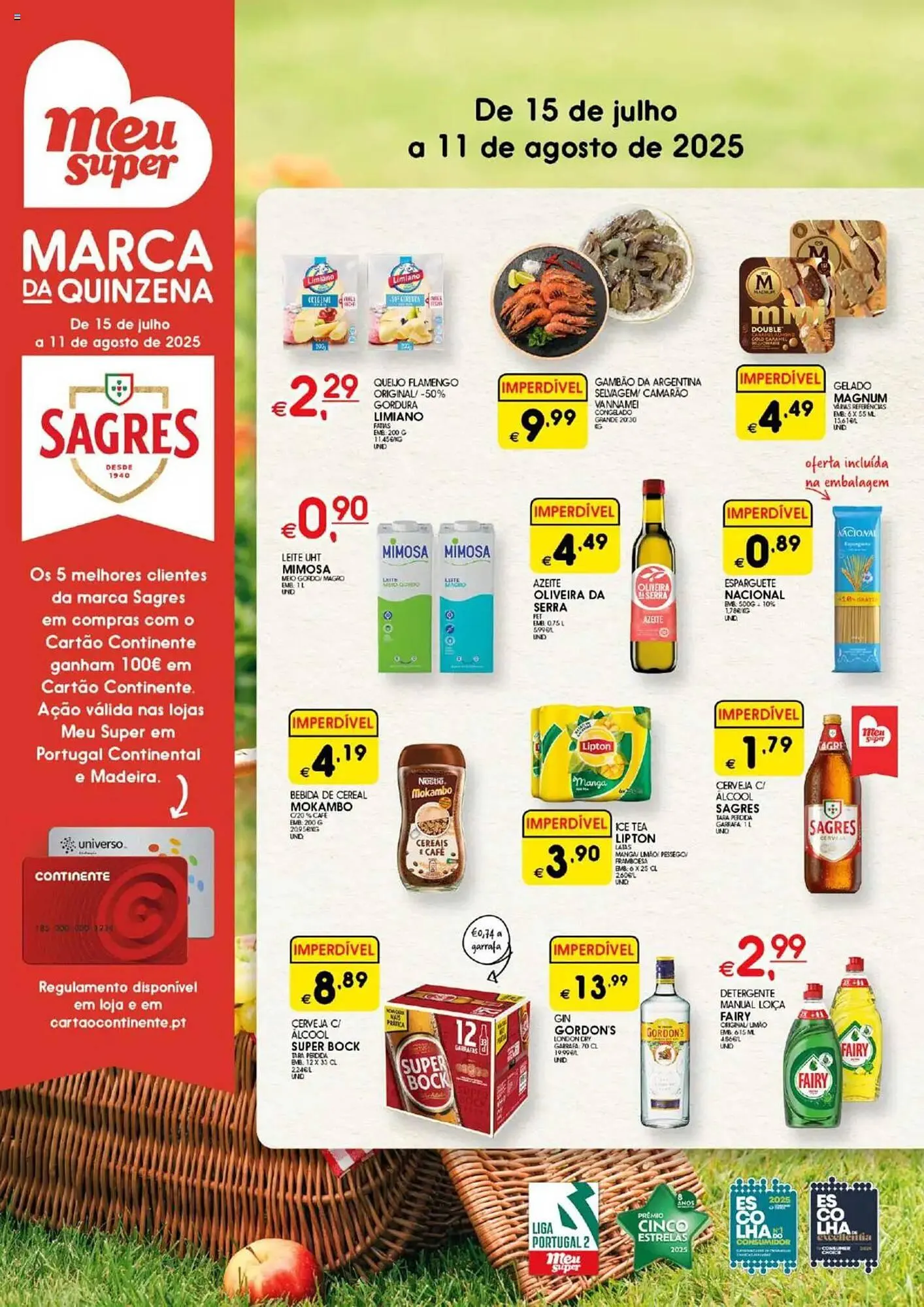 Folheto Folheto Meu Super de 15 de julho até 12 de agosto 2025 - Pagina 1