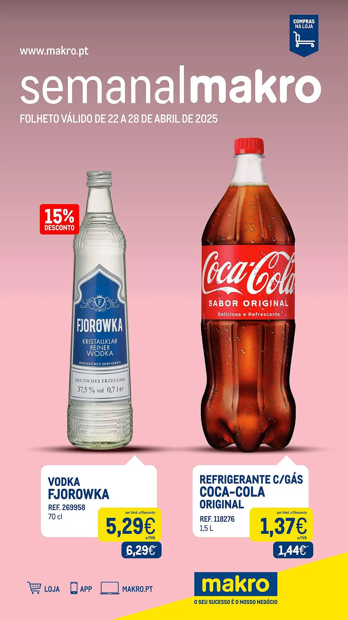 Folheto Folheto Makro de 22 de abril até 28 de abril 2025 - Pagina 1