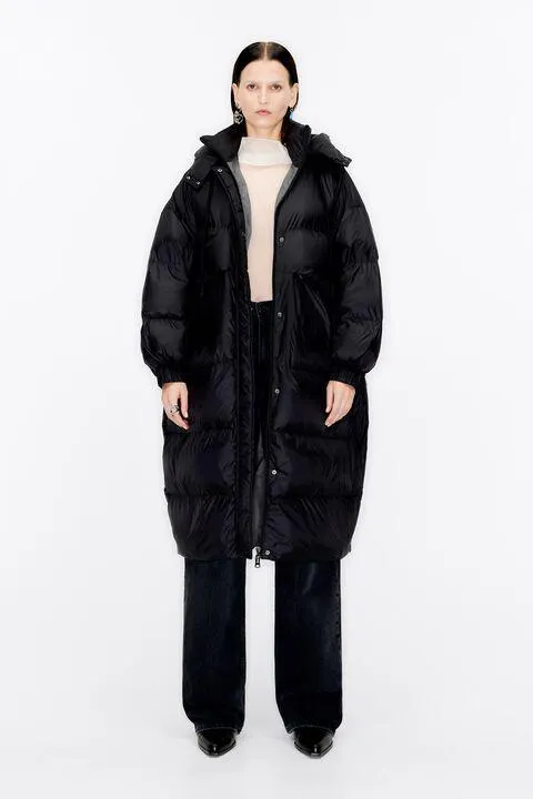 Casaco acolchoado preto