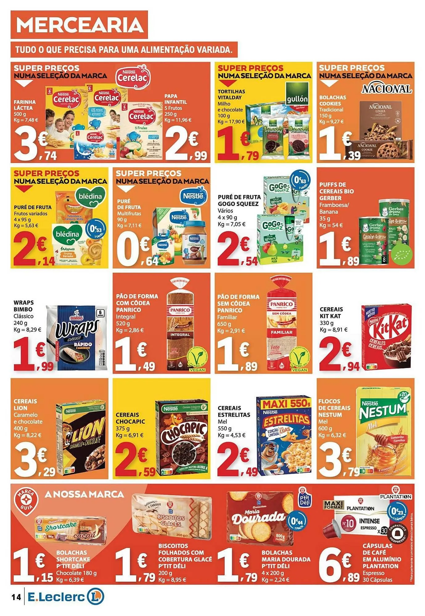 Folheto Folheto E.Leclerc de 19 de março até 25 de março 2026 - Pagina 14
