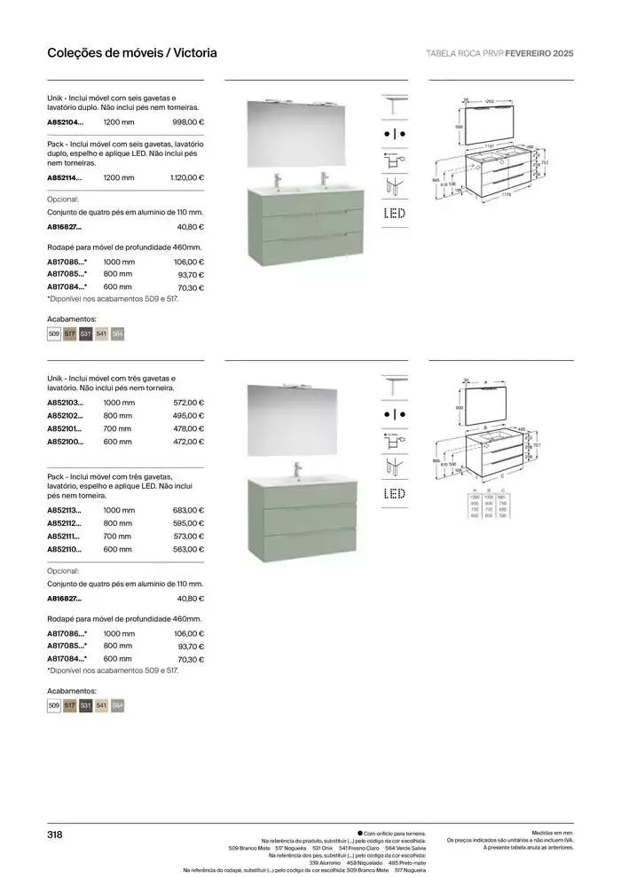 Folheto Soluções de Banho  de 6 de janeiro até 31 de dezembro 2025 - Pagina 320