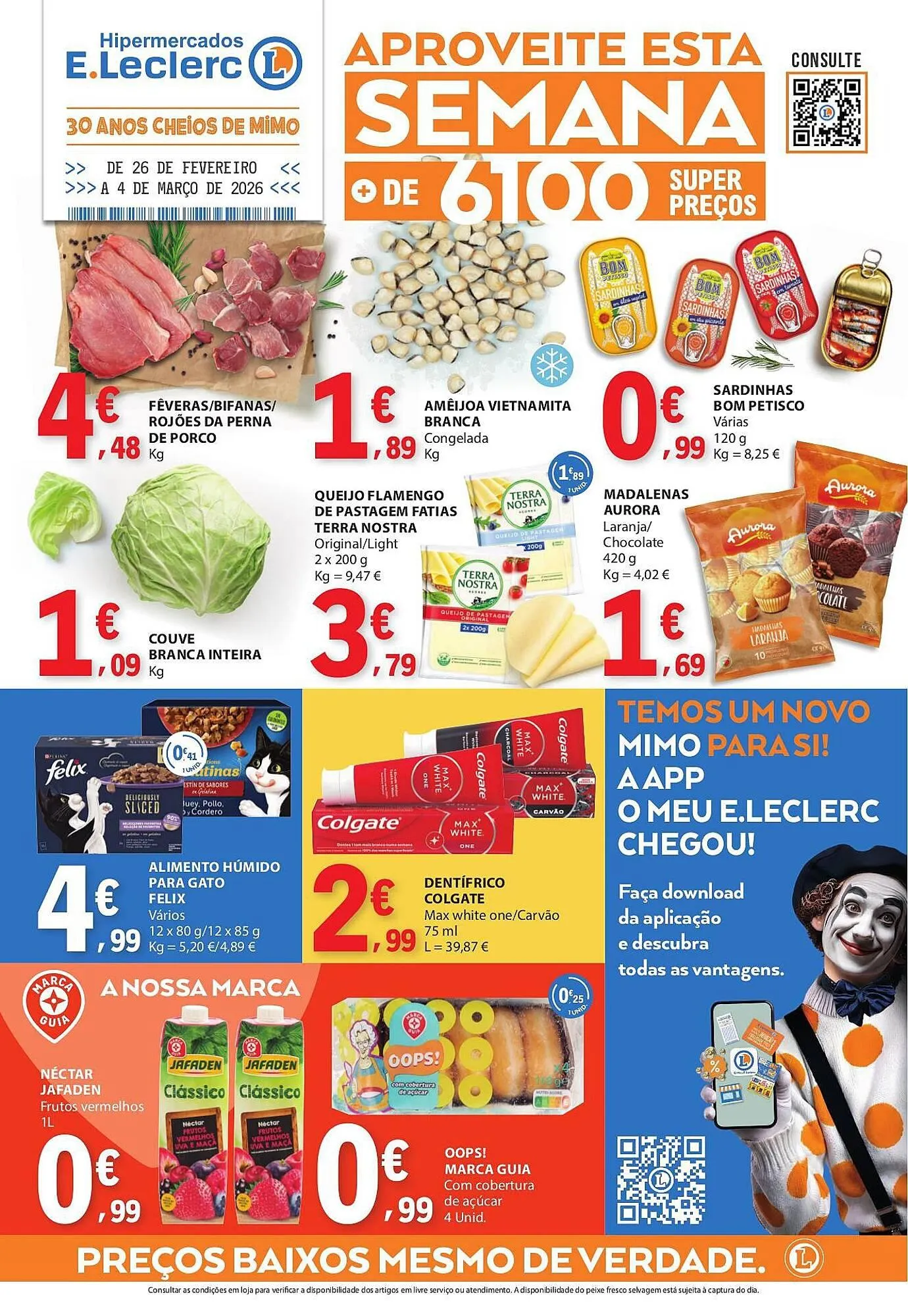 Folheto Folheto E.Leclerc de 26 de fevereiro até 4 de março 2026 - Pagina 1