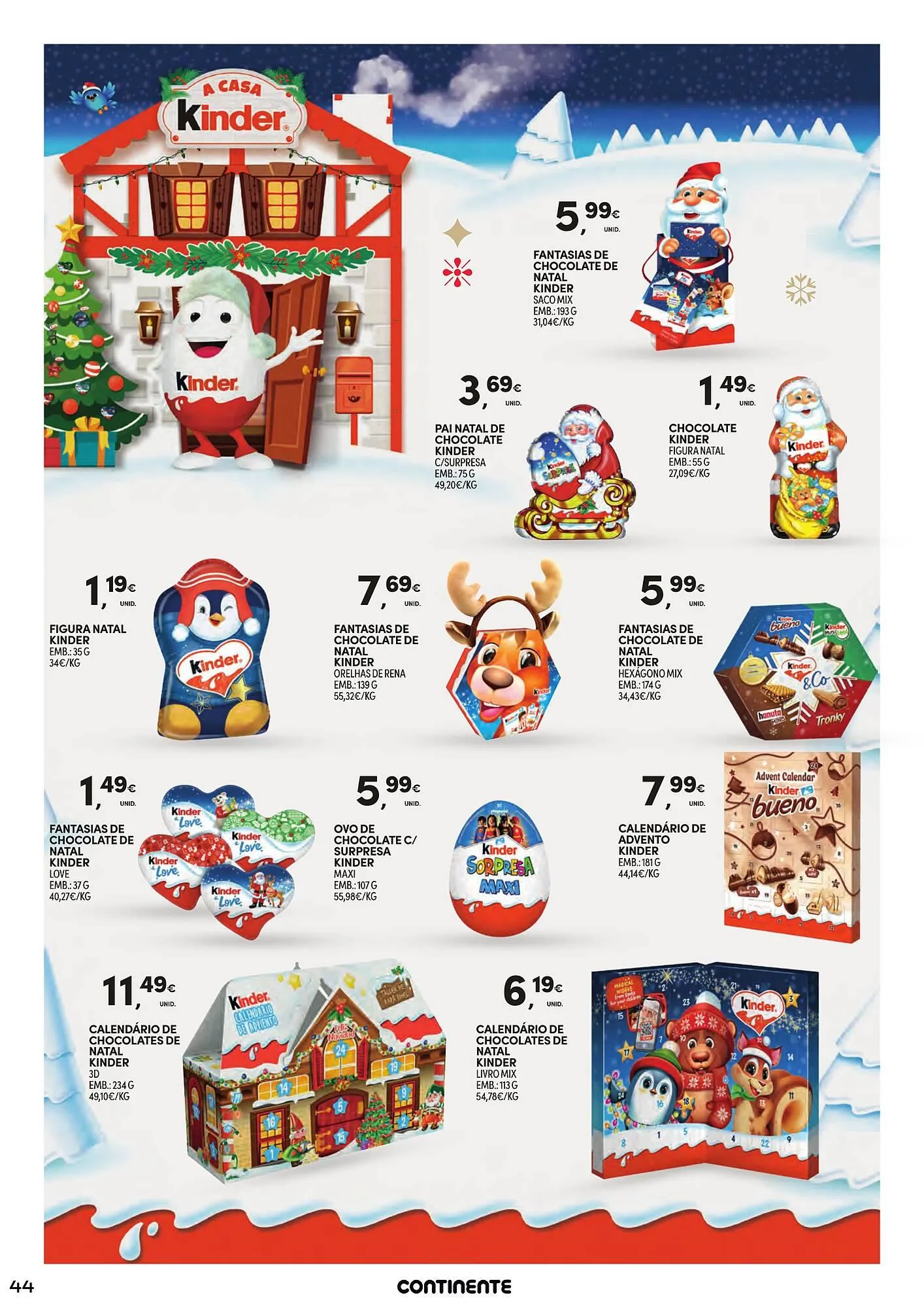 Folheto Folheto Continente de 18 de novembro até 24 de dezembro 2025 - Pagina 44