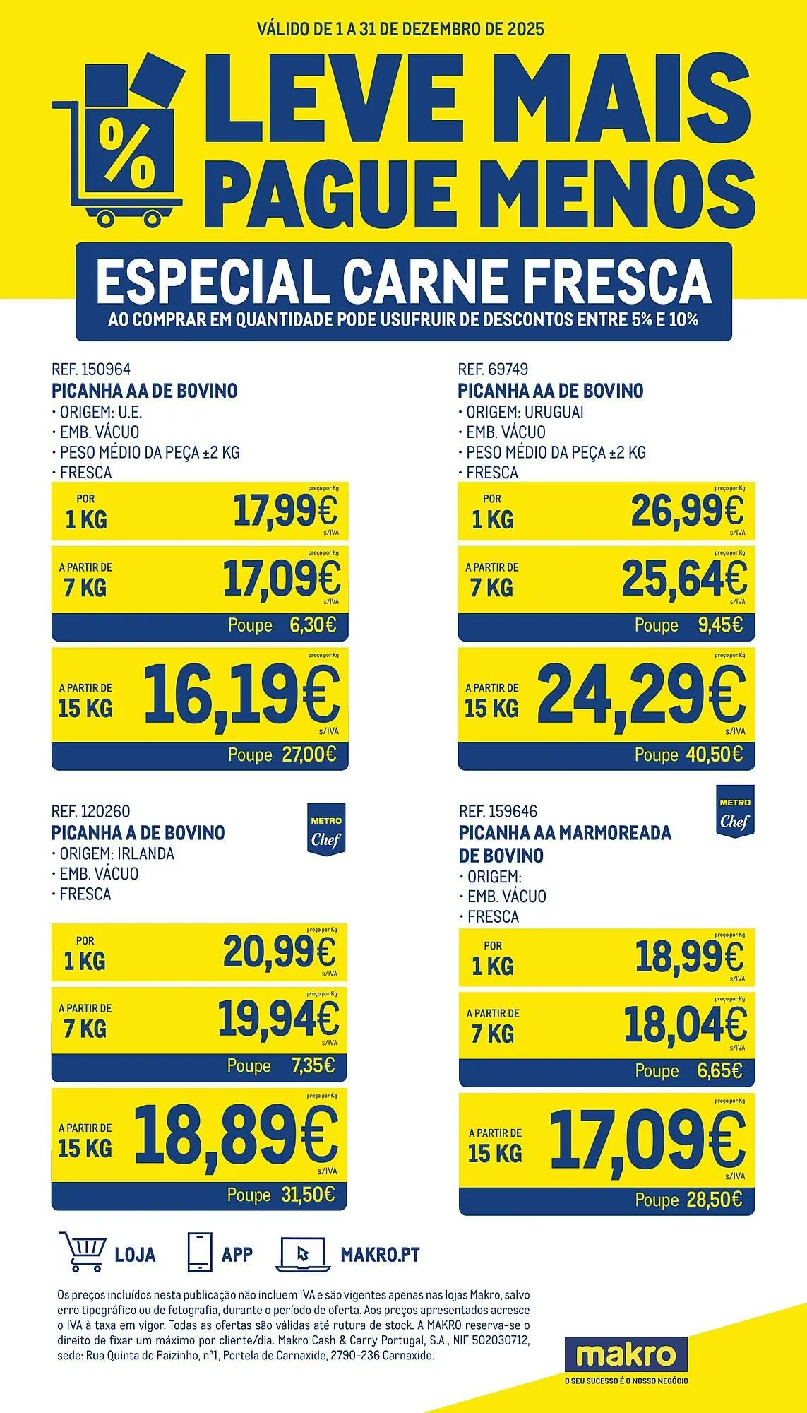 Folheto Catálogo Makro de 1 de dezembro até 31 de dezembro 2025 - Pagina 1