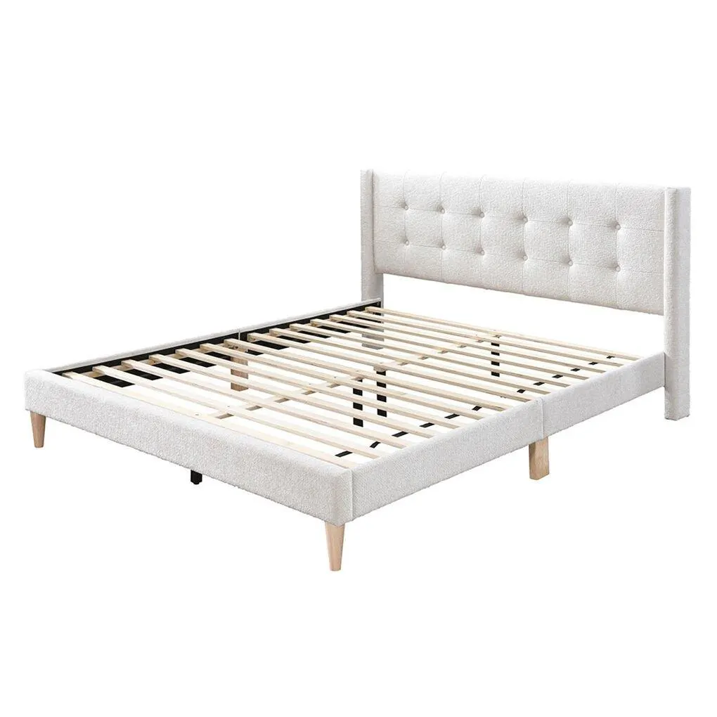 Cama PEARL bege 174x210cm