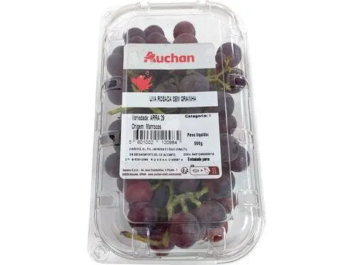 uva rosada sem grainha auchan 500 g