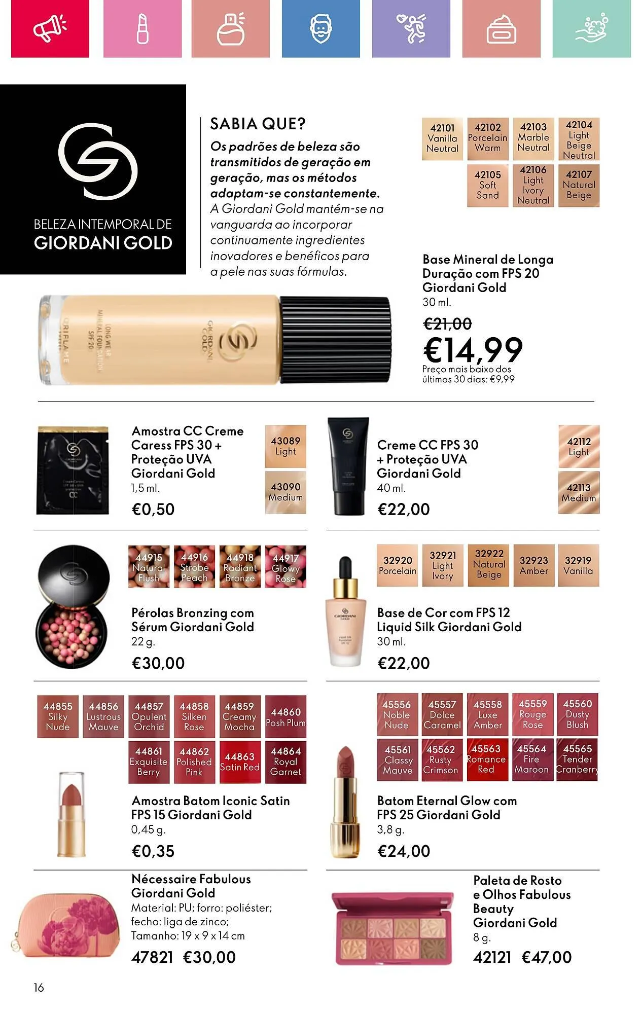 Folheto Folheto Oriflame de 13 de abril até 3 de maio 2025 - Pagina 16