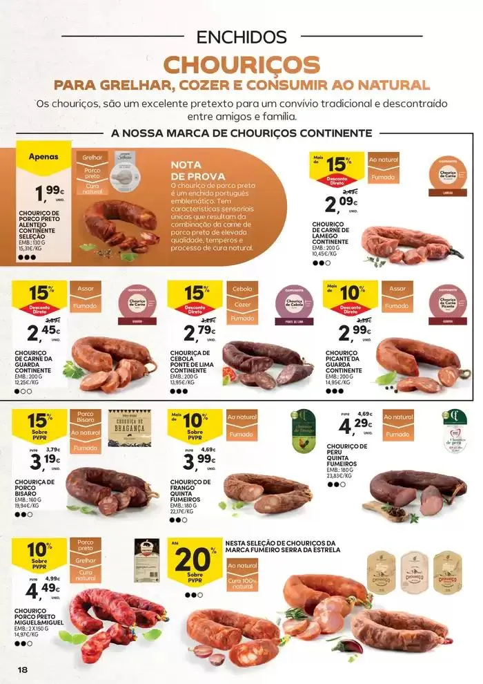 Folheto Queijos, Enchidos e Vinhos de 21 de janeiro até 9 de fevereiro 2025 - Pagina 18