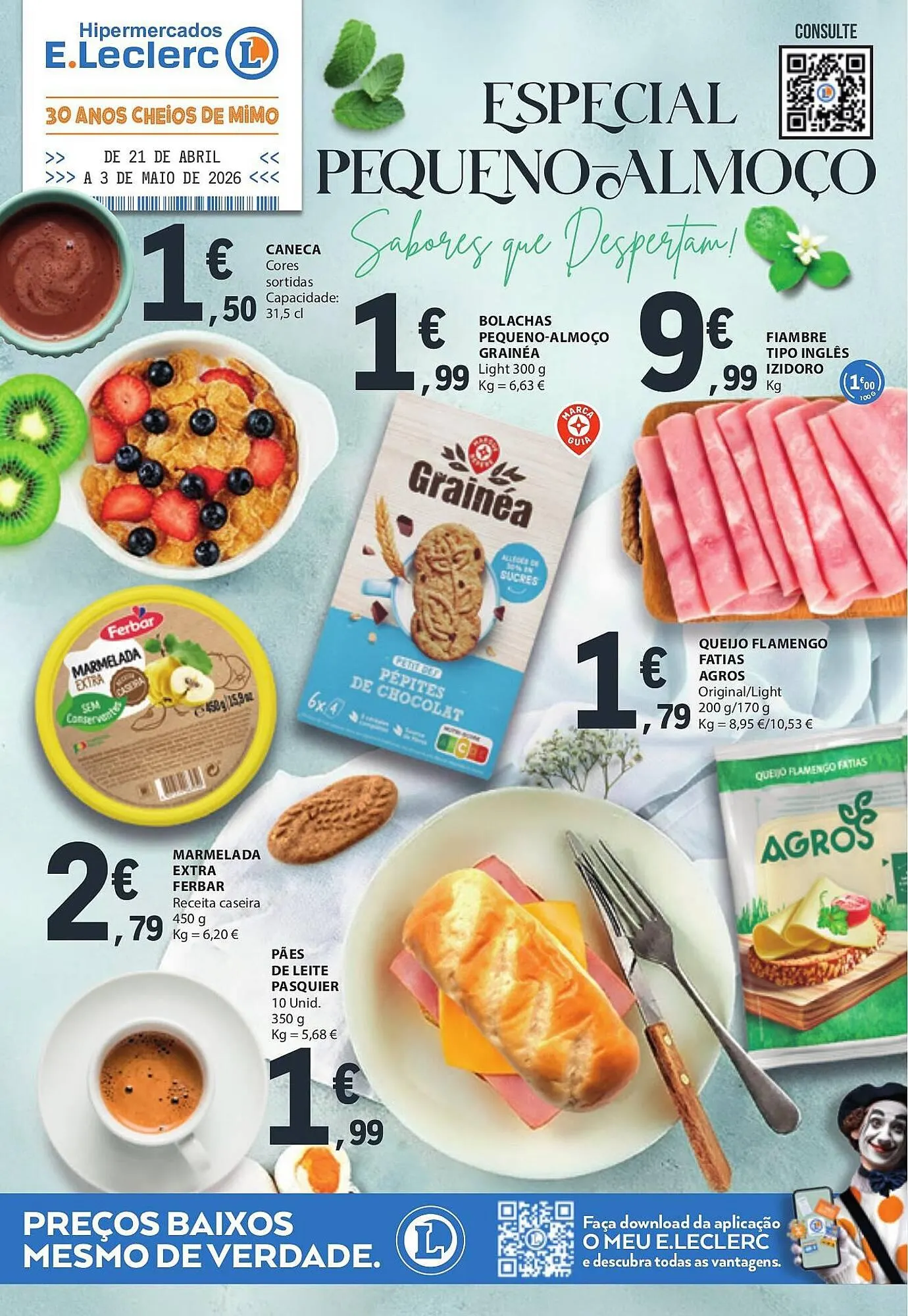 Folheto Folheto E.Leclerc de 21 de abril até 3 de maio 2026 - Pagina 1
