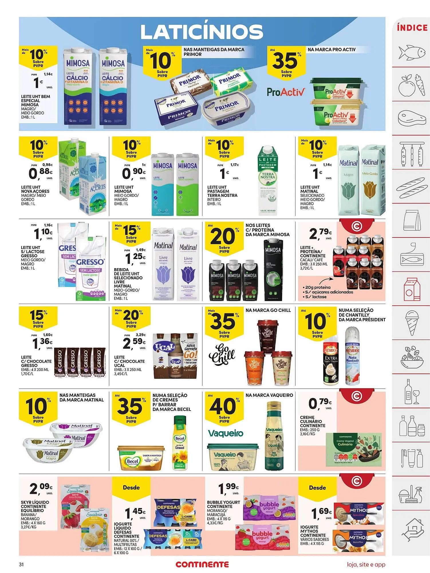 Folheto Folheto Continente de 17 de março até 23 de março 2026 - Pagina 31