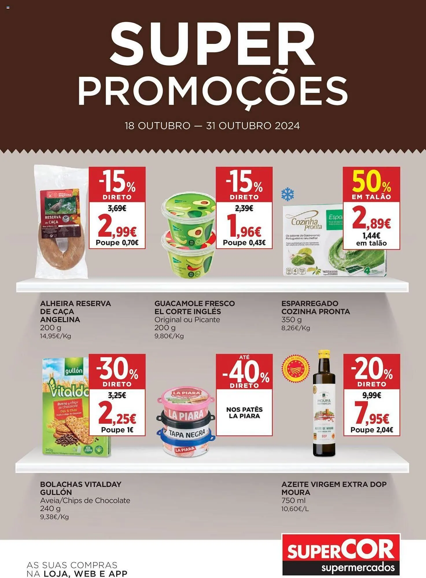 Folheto Folheto Supercor de 18 de outubro até 31 de outubro 2024 - Pagina 1