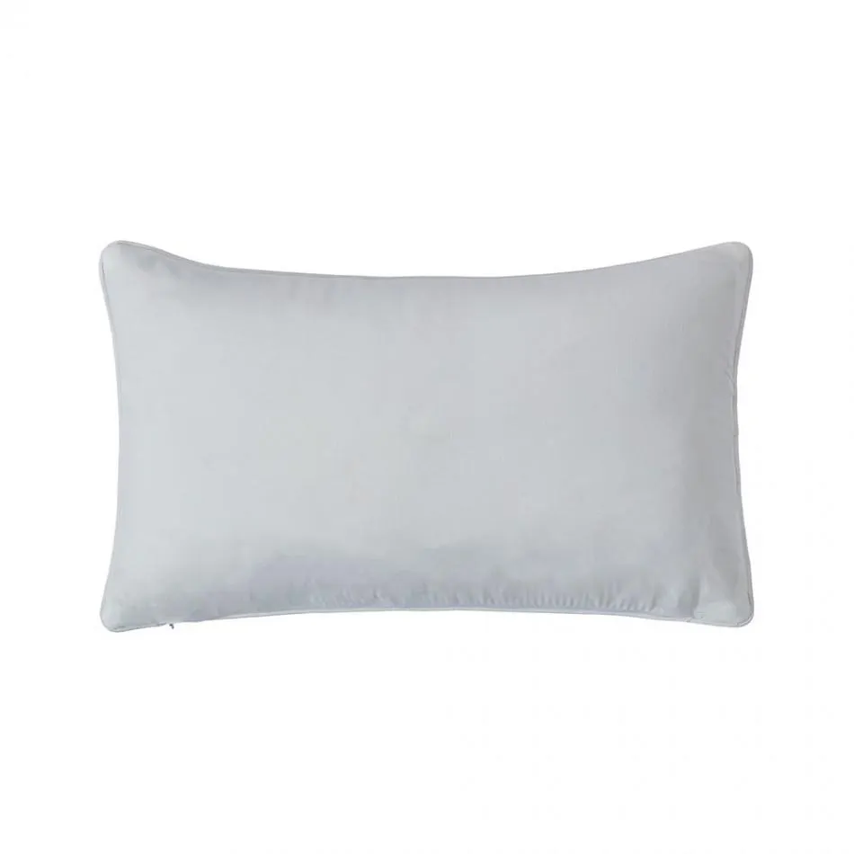 Almofada retangular jacquard Paula branco