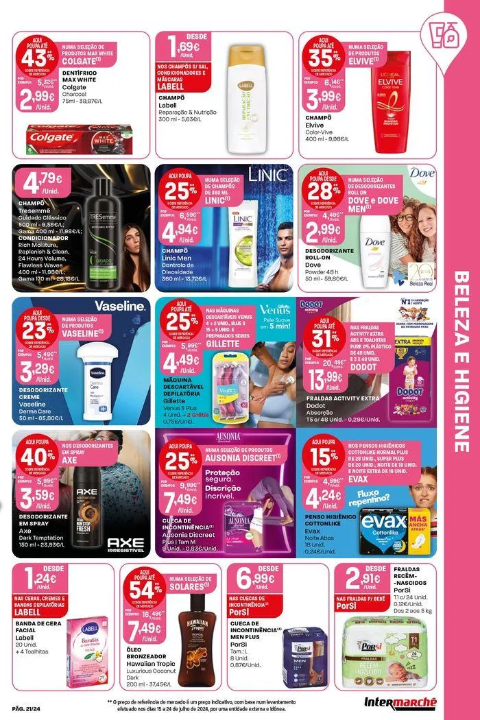 Folheto Folheto Super e Contact de 15 de agosto até 21 de agosto 2024 - Pagina 21