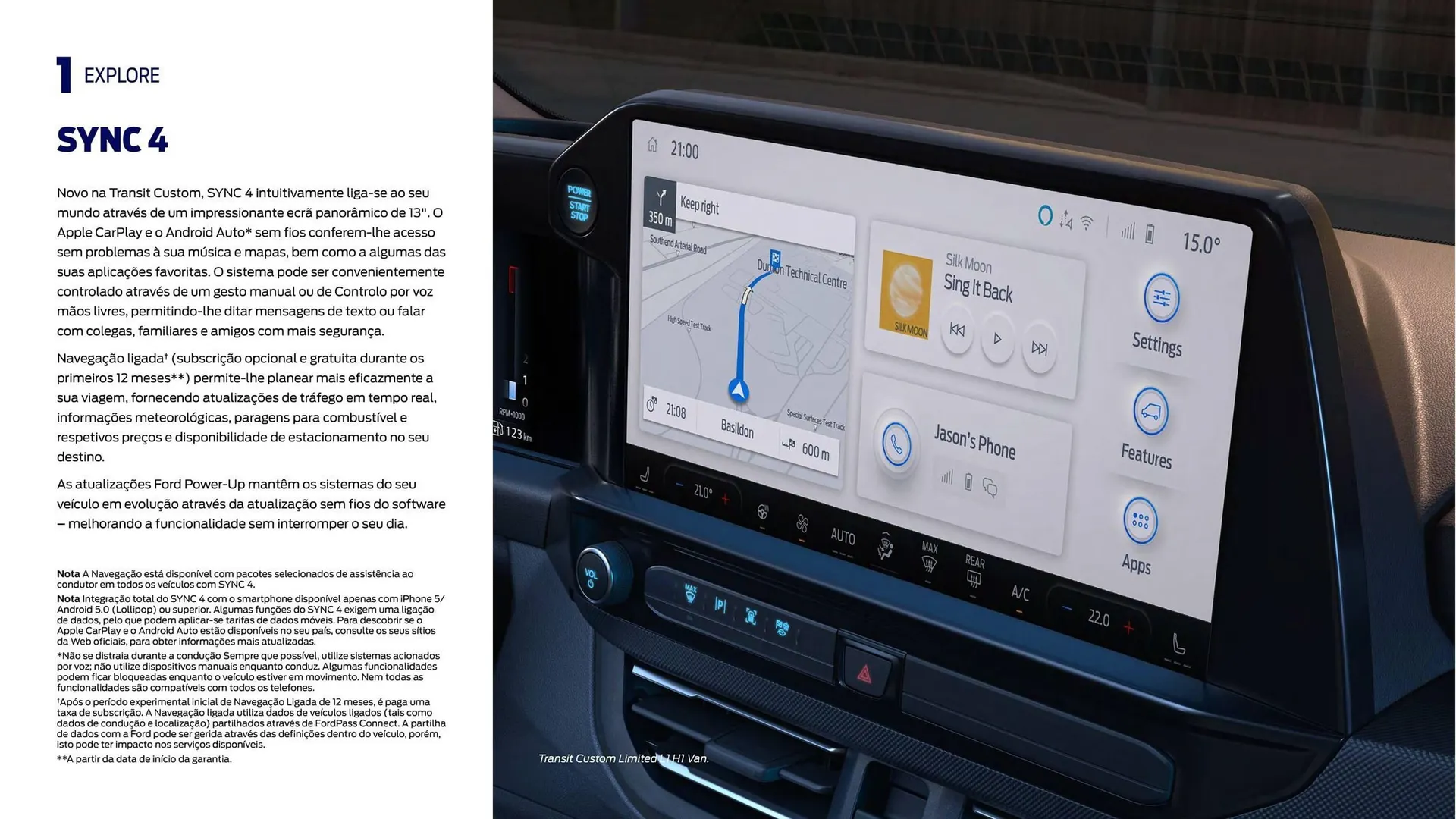 Folheto Folheto Ford TRANSIT CUSTOM de 22 de fevereiro até 22 de fevereiro 2025 - Pagina 13