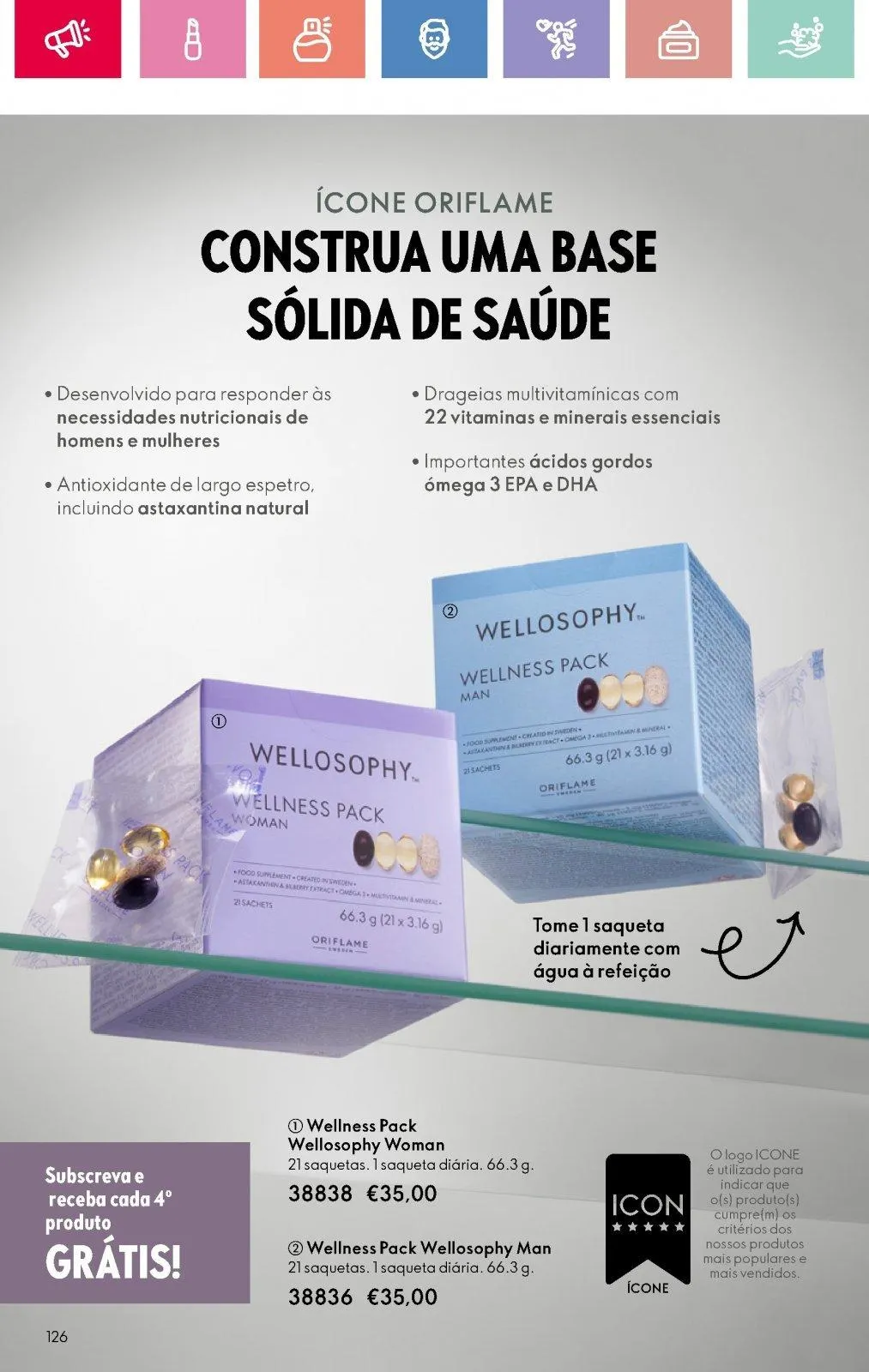 Folheto Folheto de Oriflame até 05.07.2025 de 18 de junho até 5 de julho 2025 - Pagina 126