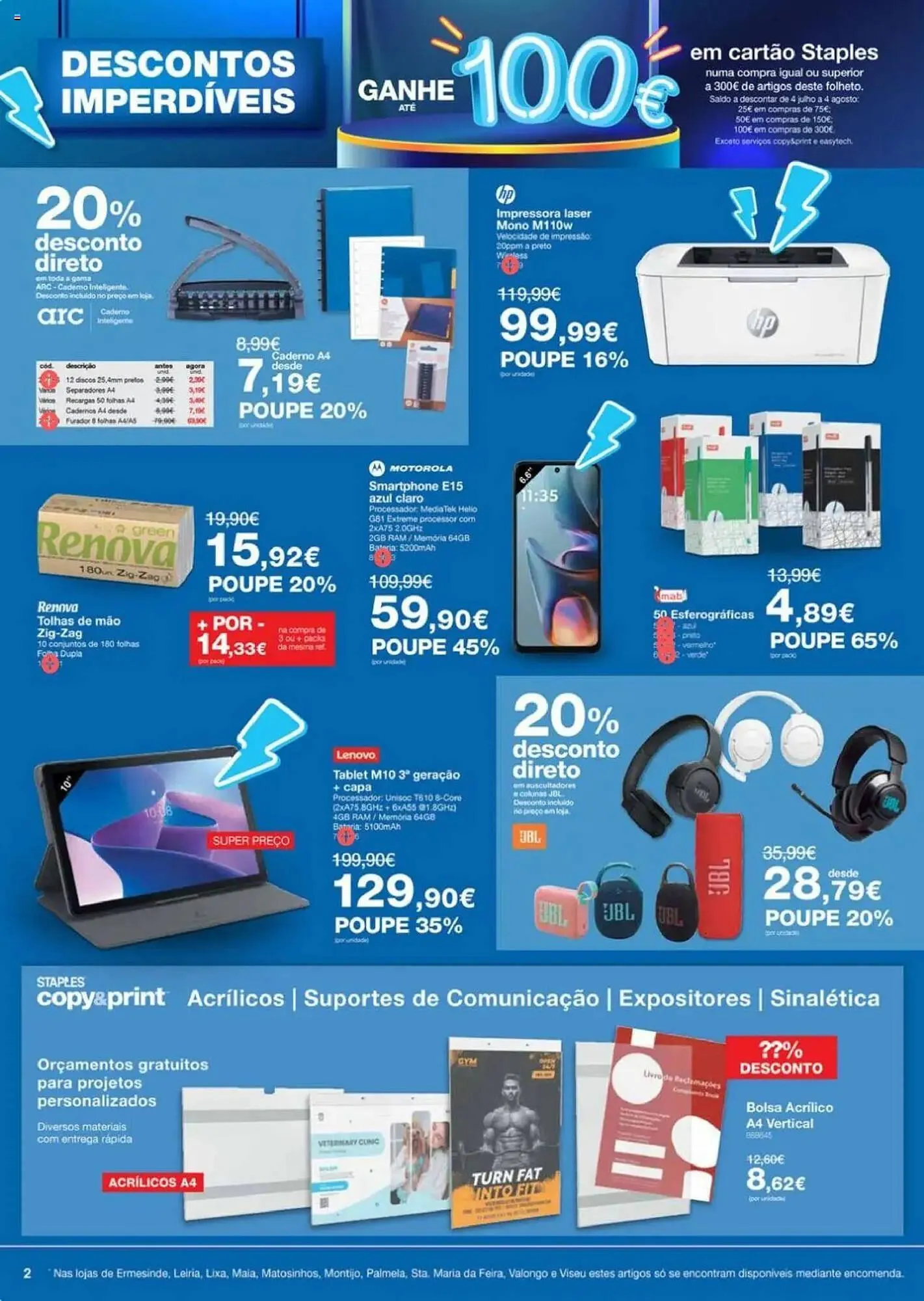 Folheto Folheto Staples de 5 de junho até 26 de junho 2025 - Pagina 2