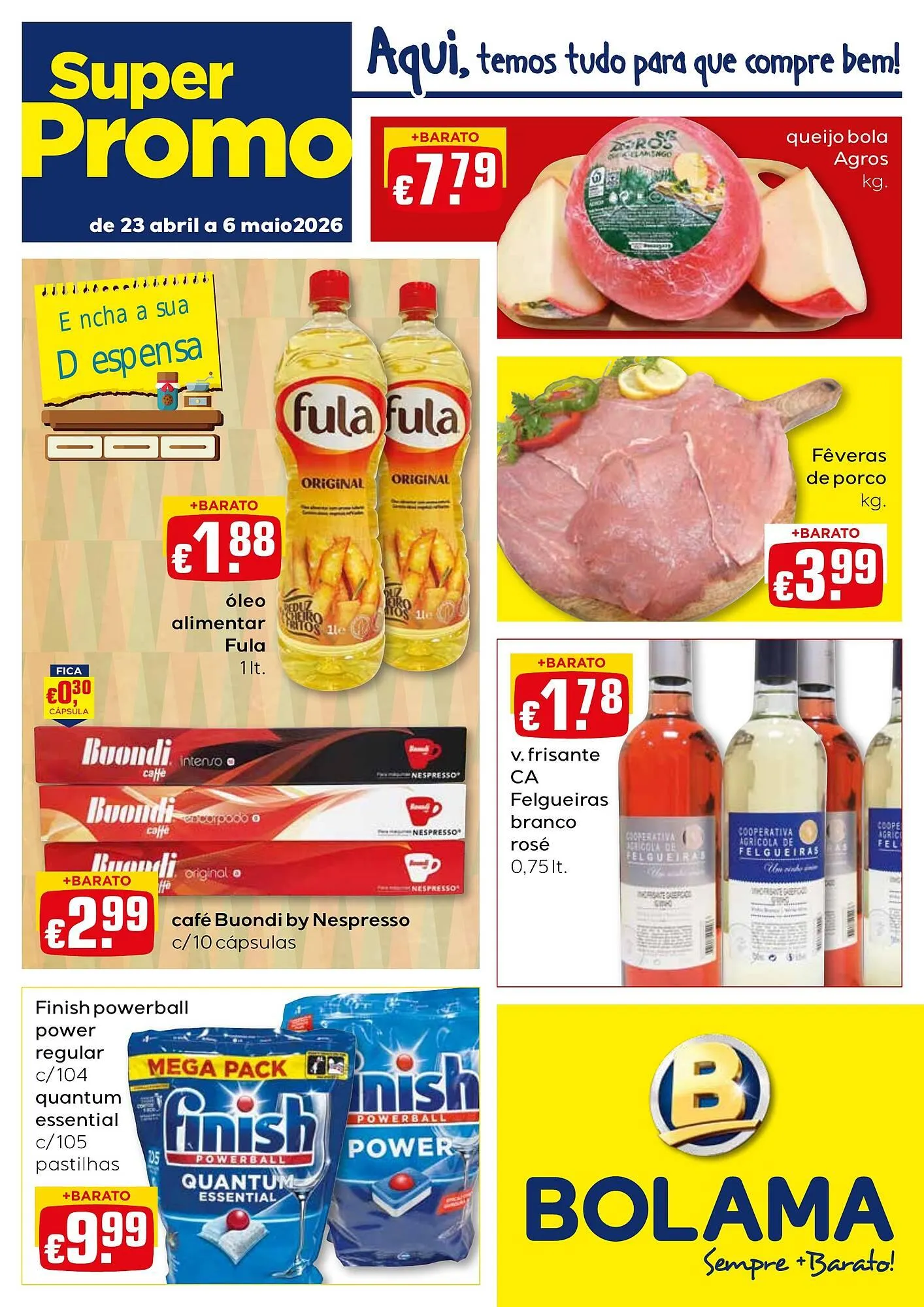 Folheto Folheto Bolama de 23 de abril até 6 de maio 2026 - Pagina 1