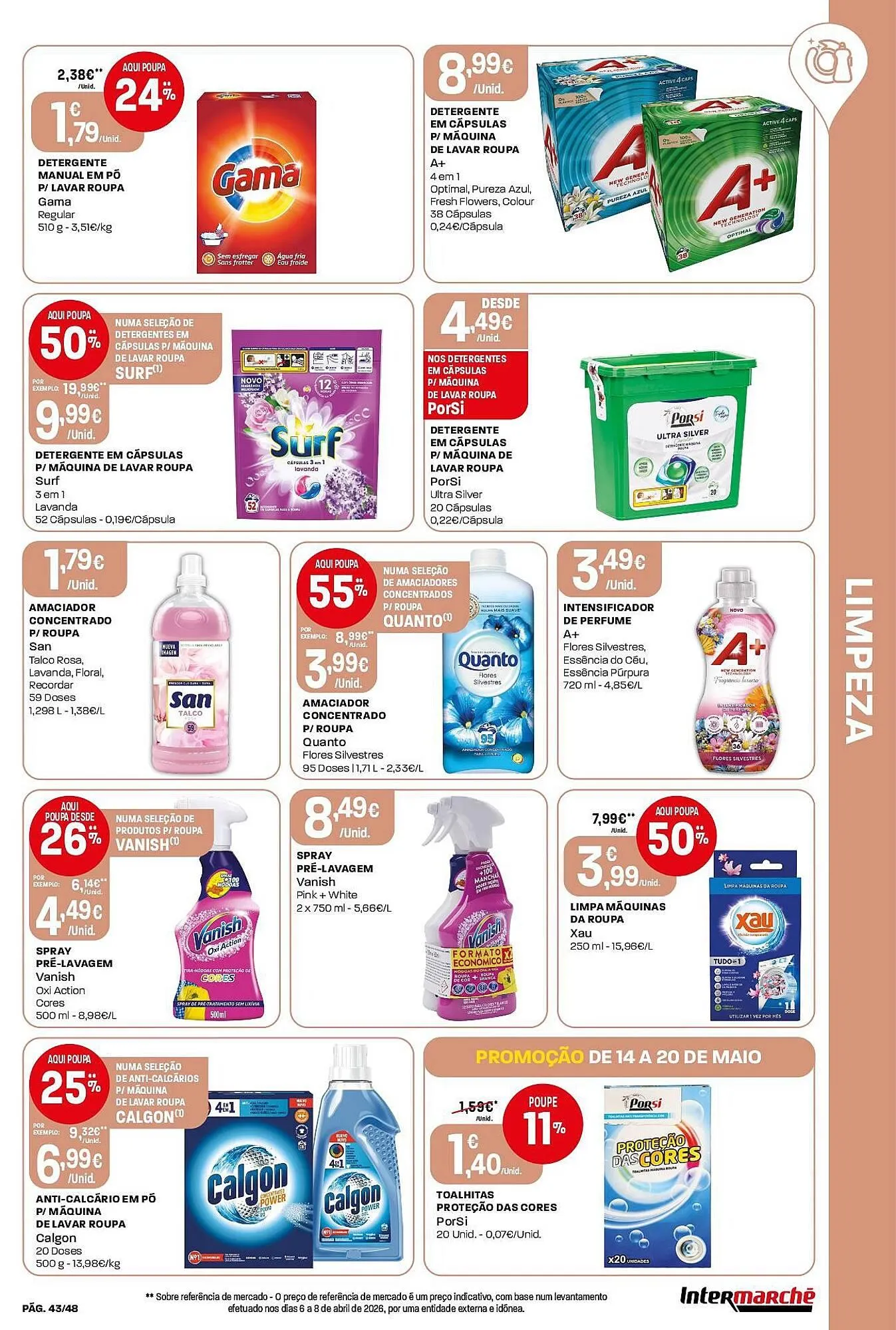 Folheto Folheto Intermarché de 14 de maio até 20 de maio 2026 - Pagina 43
