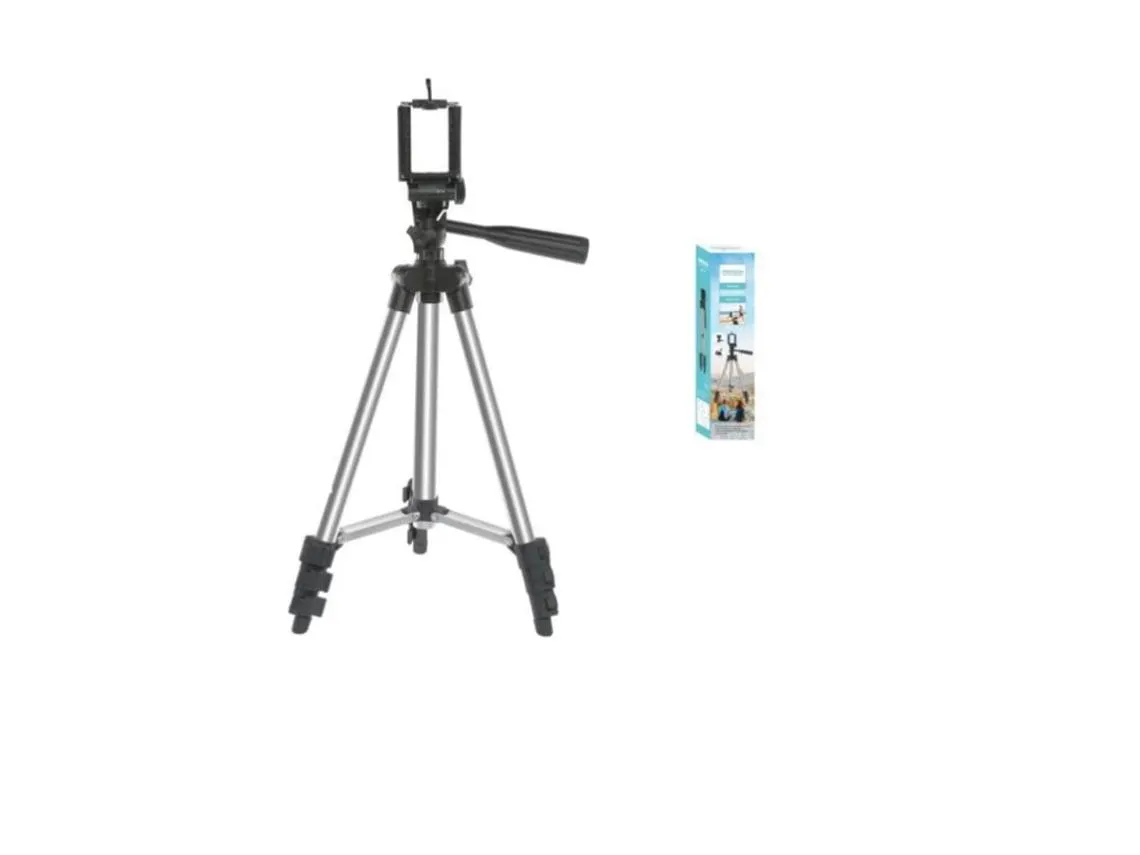 Tripé PRITECH Universal para Câmara/Telemóvel de 127Cm Pbp-134 Preto